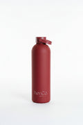 herCo. water bottle with lid cap on. 